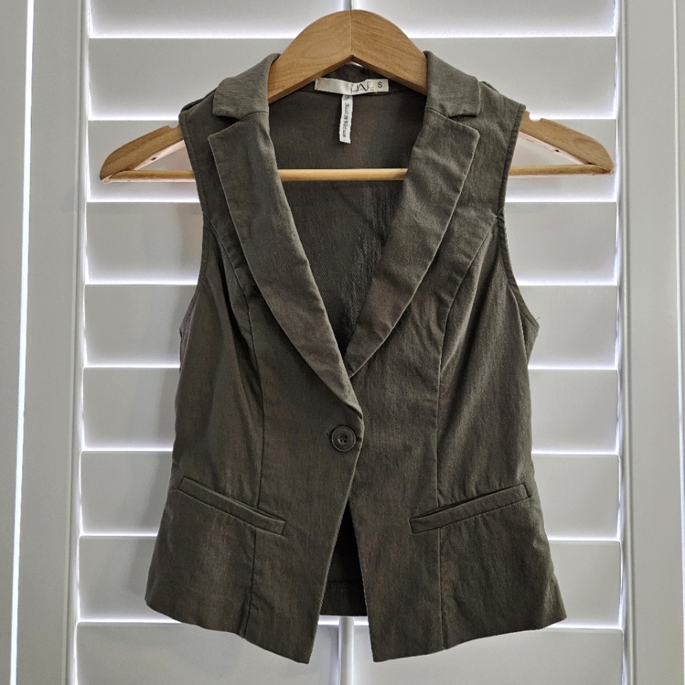 Women's Army Green Vest